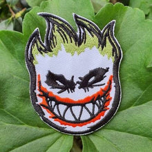 Load image into Gallery viewer, Joker Clothing Patch. Fire Iron On Patch. Embroidered Sew On Patch. Cool Patches.