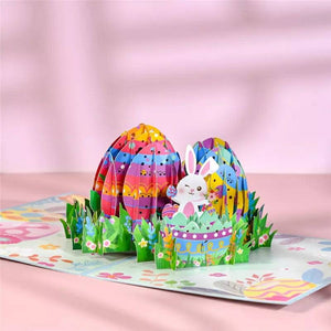 Bunny Pop Up Card | Rabbit Pop Up Cards | Easter Greeting Card | Easter Bunny Pop Up Cards