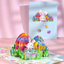 Load image into Gallery viewer, Bunny Pop Up Card | Rabbit Pop Up Cards | Easter Greeting Card | Easter Bunny Pop Up Cards