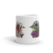 Load image into Gallery viewer, Funny Coffee Mug. Cute Pug Dog White Mug. Dog Costume