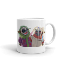 Load image into Gallery viewer, Funny Coffee Mug. Cute Pug Dog White Mug. Dog Costume